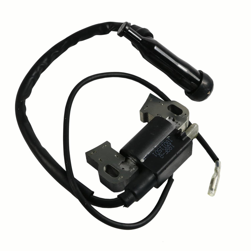 Ignition coil wire harness with black cable and mounting bracket