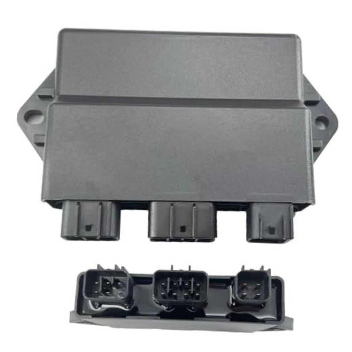 CDI ignition control module box in gray with four front connector ports