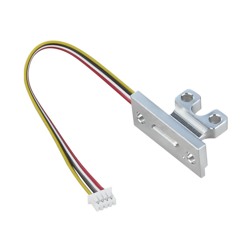 Strain gauge sensor bracket with multicolor wires and white plug connector
