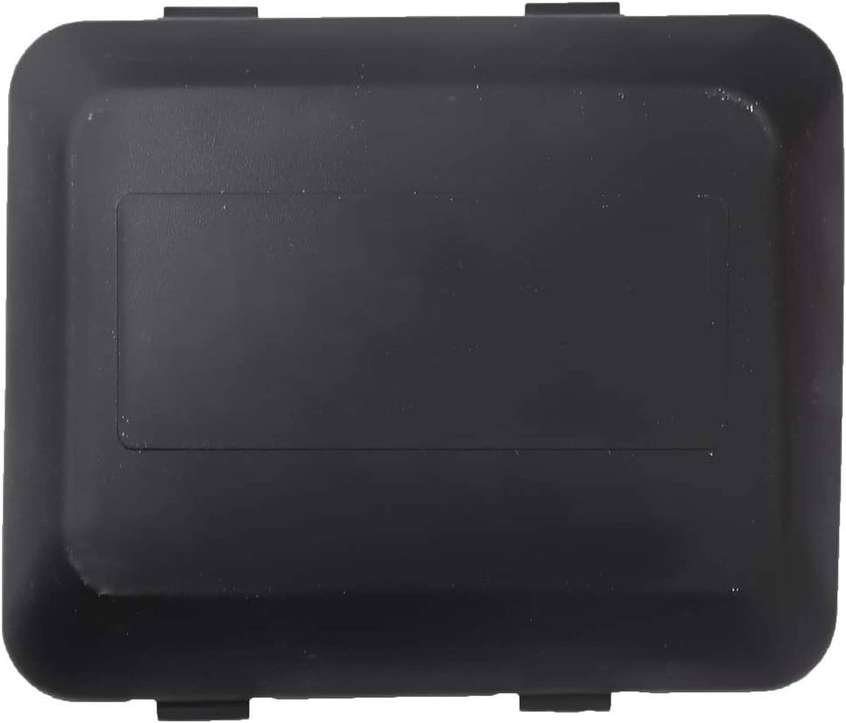 Black air cleaner cover with smooth outer face and snap-fit edges