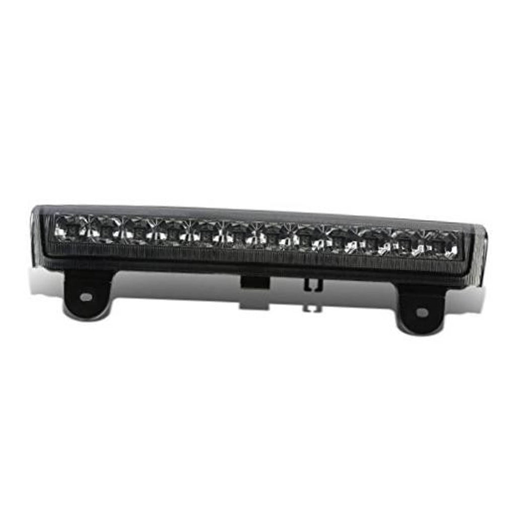 Smoked-lens LED third brake light bar with black housing and mounting brackets