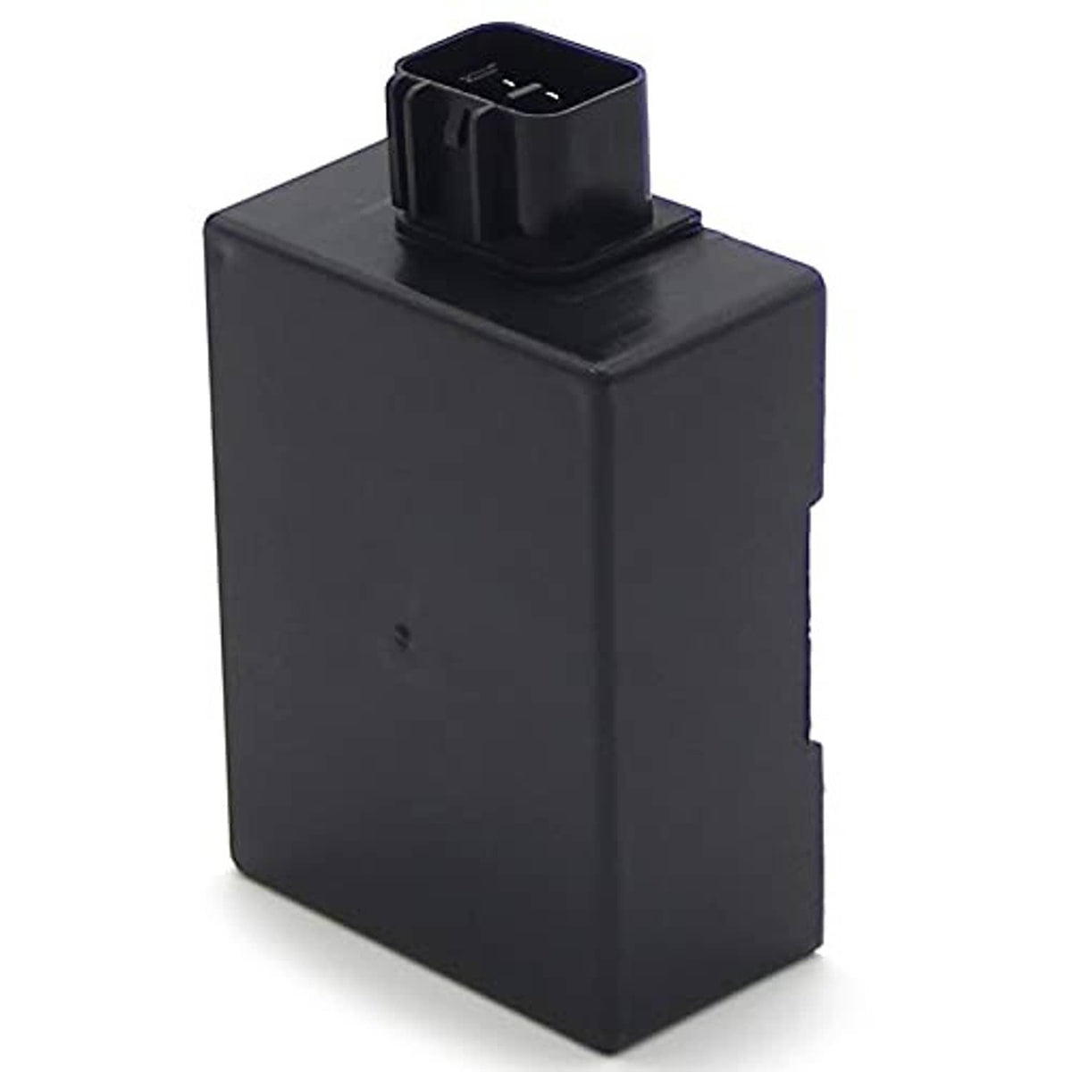 Black CDI ignition control module with top connector and side vents