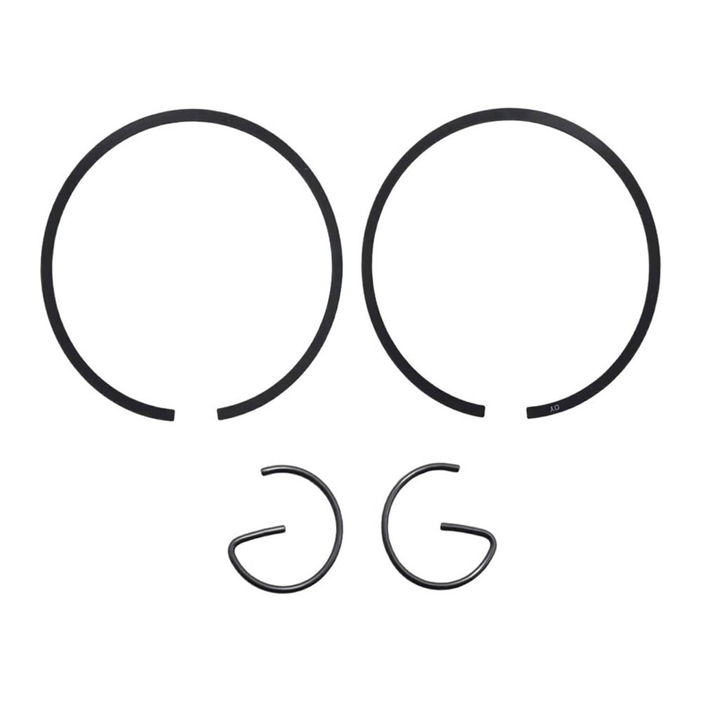 Cylinder kit piston ring set: black C-shaped rings