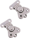 Stainless steel butterfly twist latch with spring-loaded knob and mounting holes