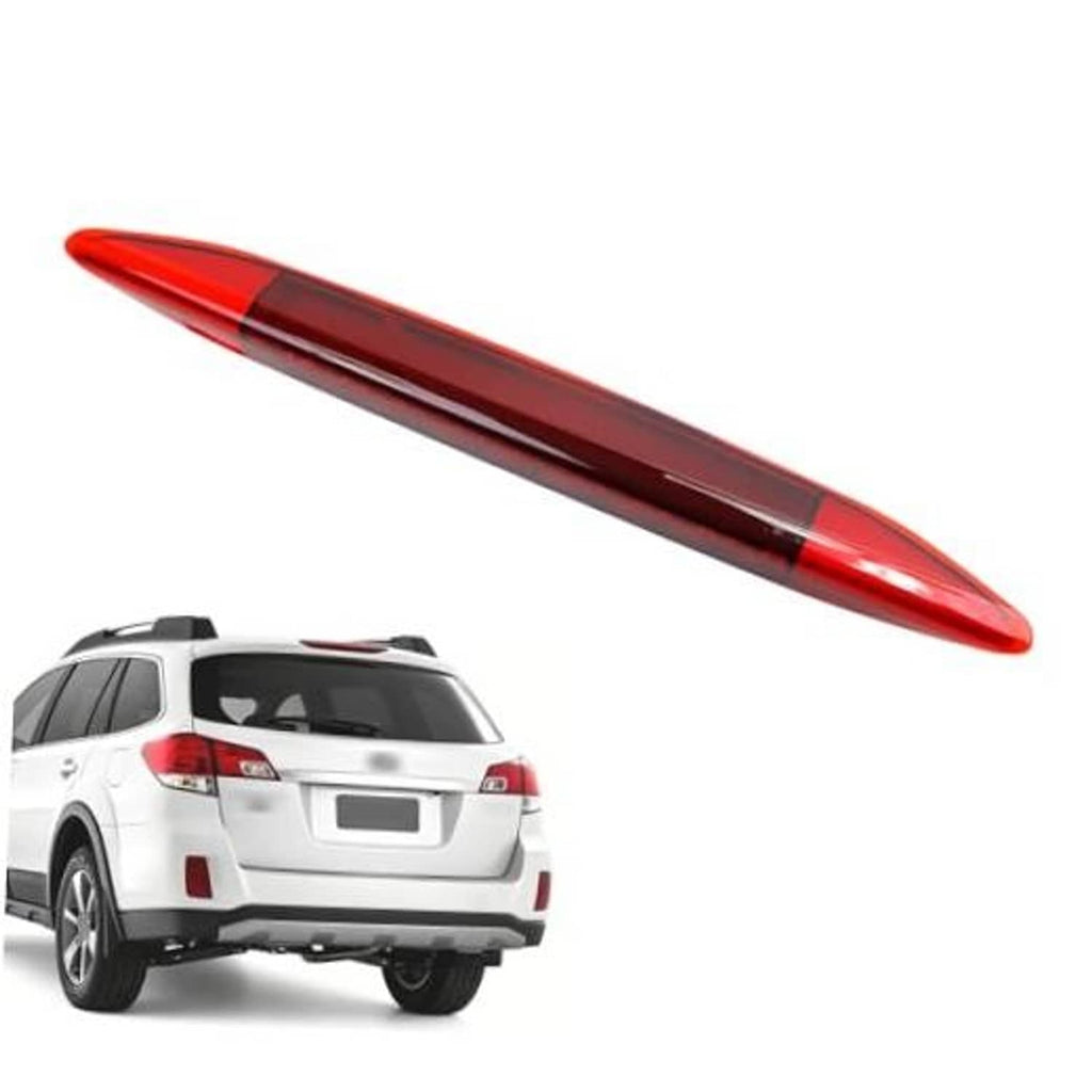 Red LED third brake light lens bar, center high mount stop light assembly