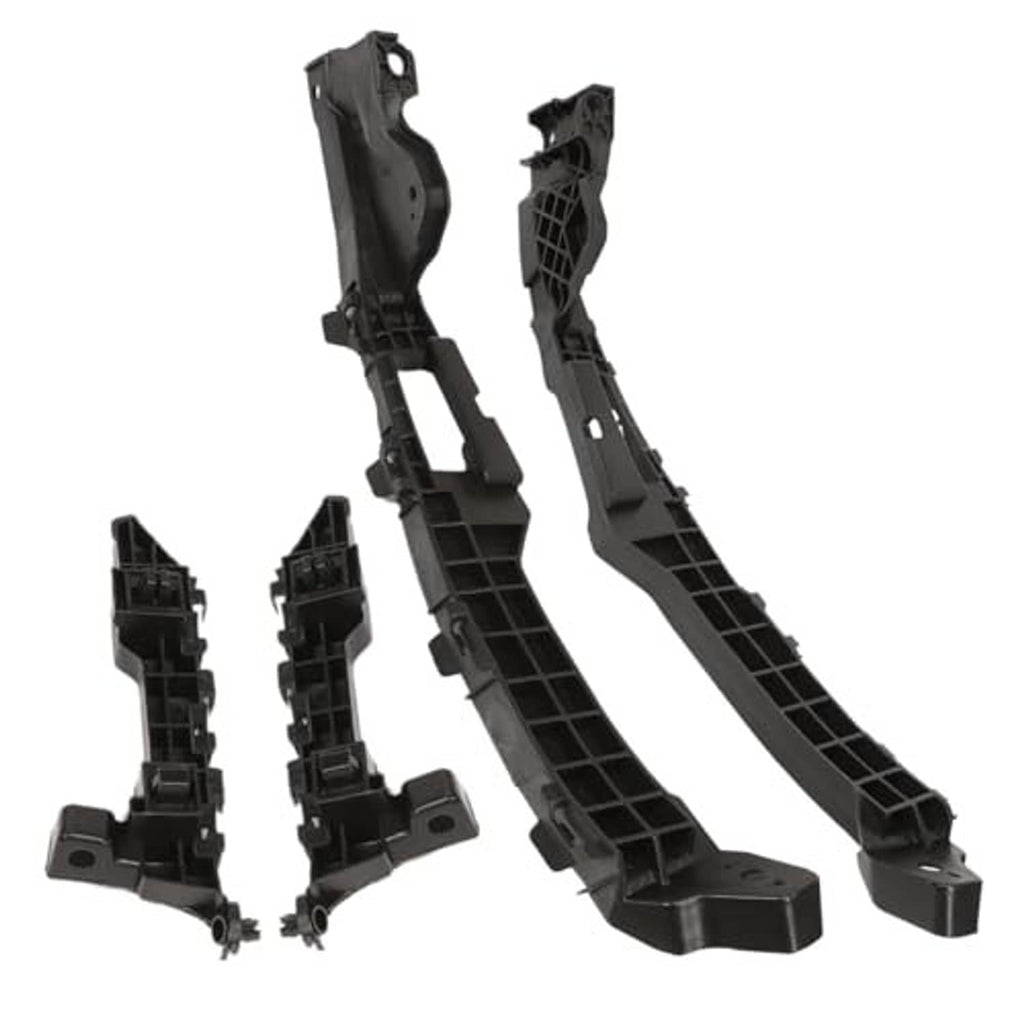 Set of 4 dark plastic headlight bracket mount retainers, including longer side bars