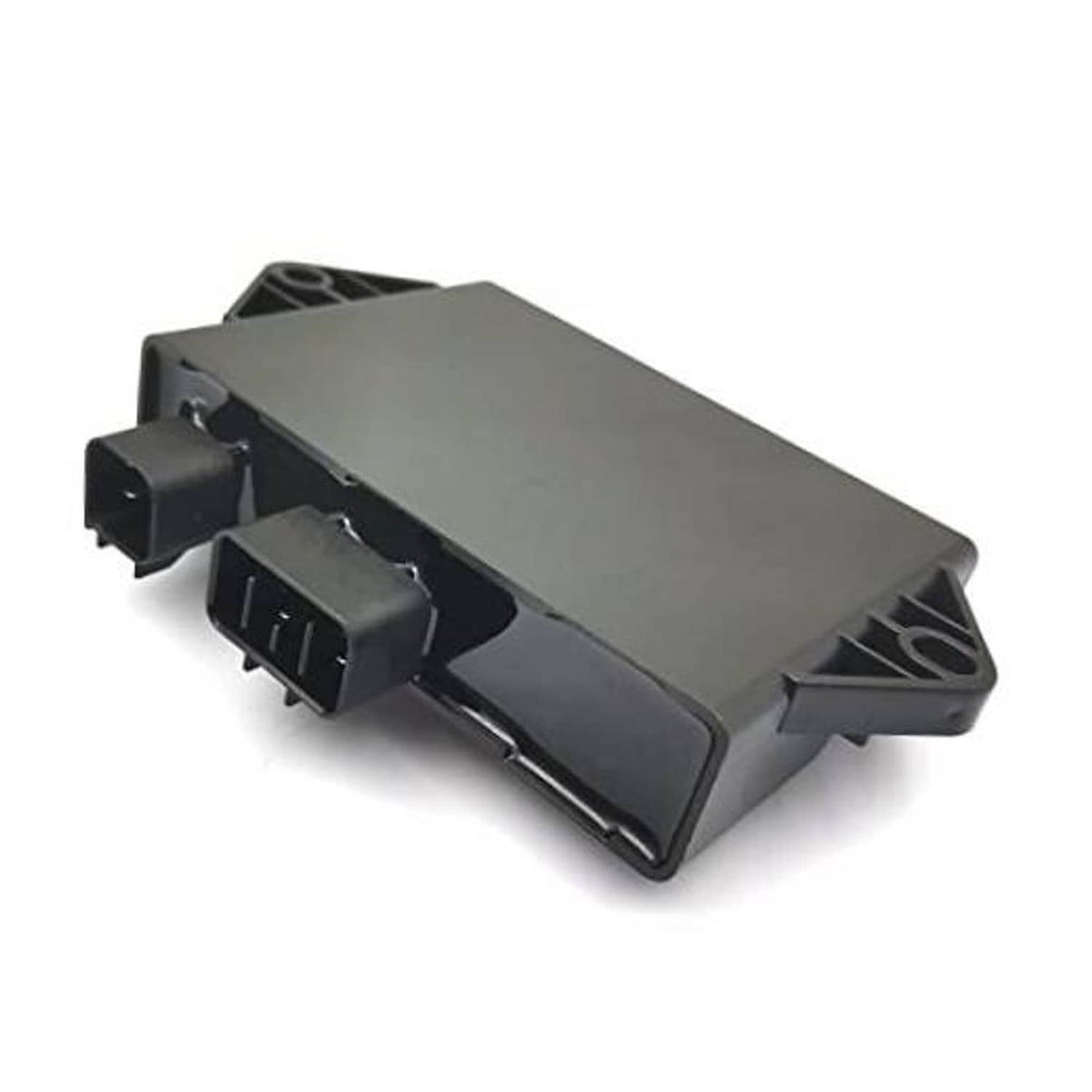 CDI ignitor module box with two black electrical connectors on the side