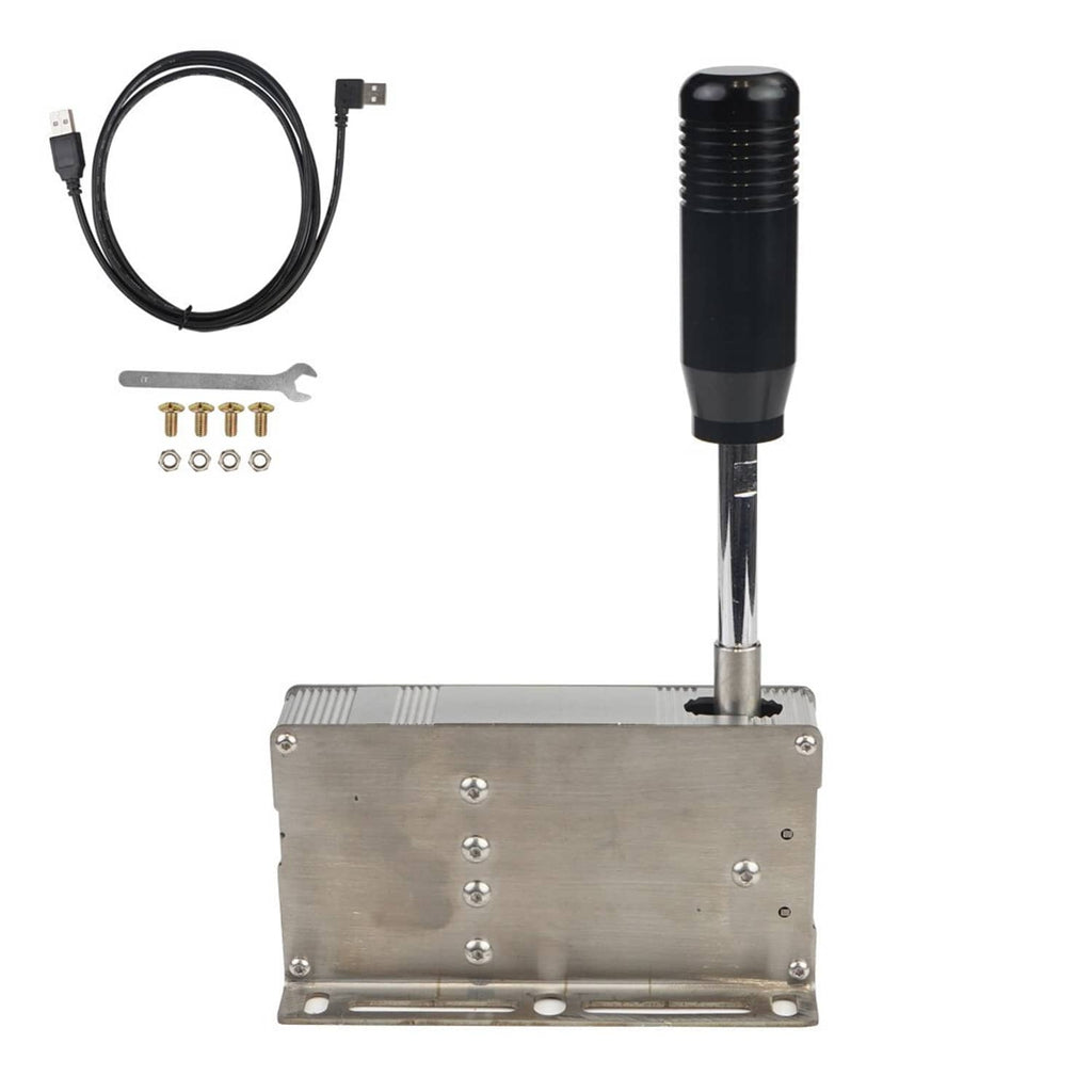 USB sequential shifter with detachable cable and included screws and wrench