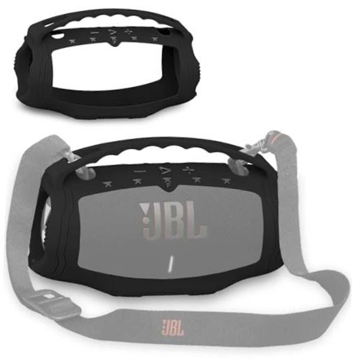 Black silicone case with handle for JBL portable Bluetooth speaker
