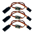 3-pack RC servo signal reverser modules with circuit boards and three wire connectors