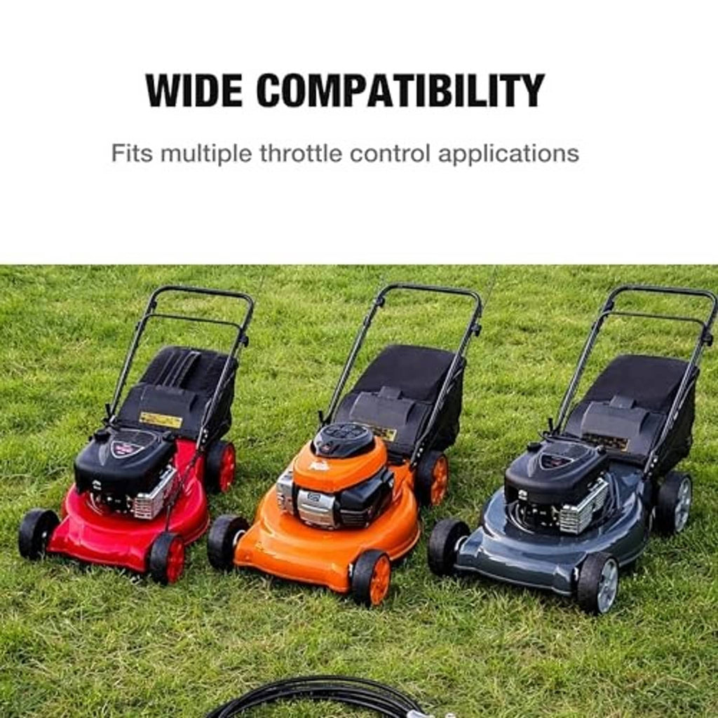 Black throttle control cable replacement coil for small engine throttle control