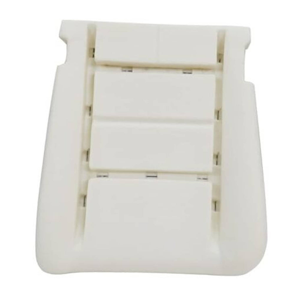 Off-white seat foam cushion bottom replacement panel with mounting clip supports