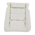 Off-white seat foam cushion bottom replacement panel with mounting clip supports