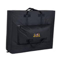 Master Massage carrying case, dark black with front zip pocket and top handle