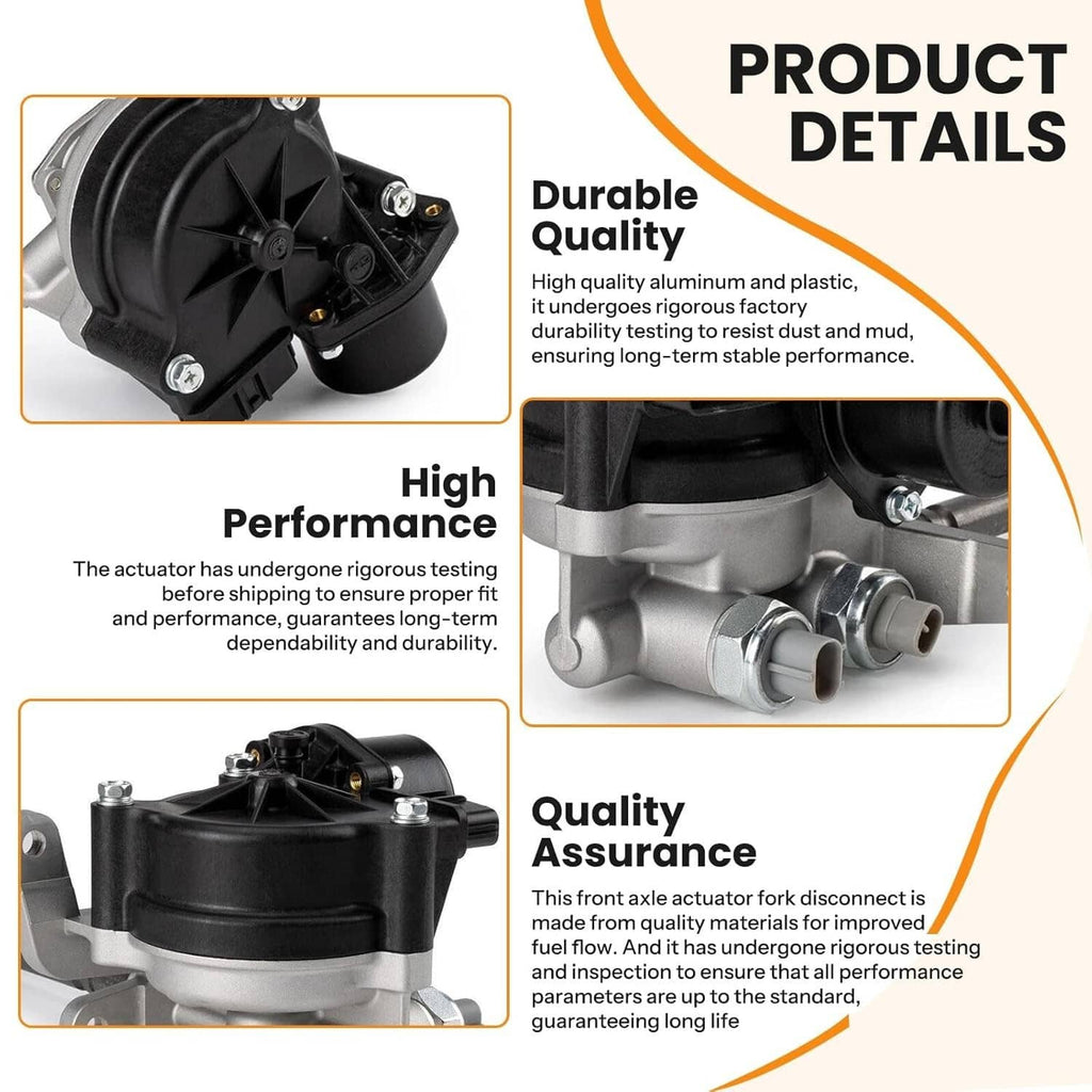 Transfer case actuator motor with black plastic top and silver lower housing