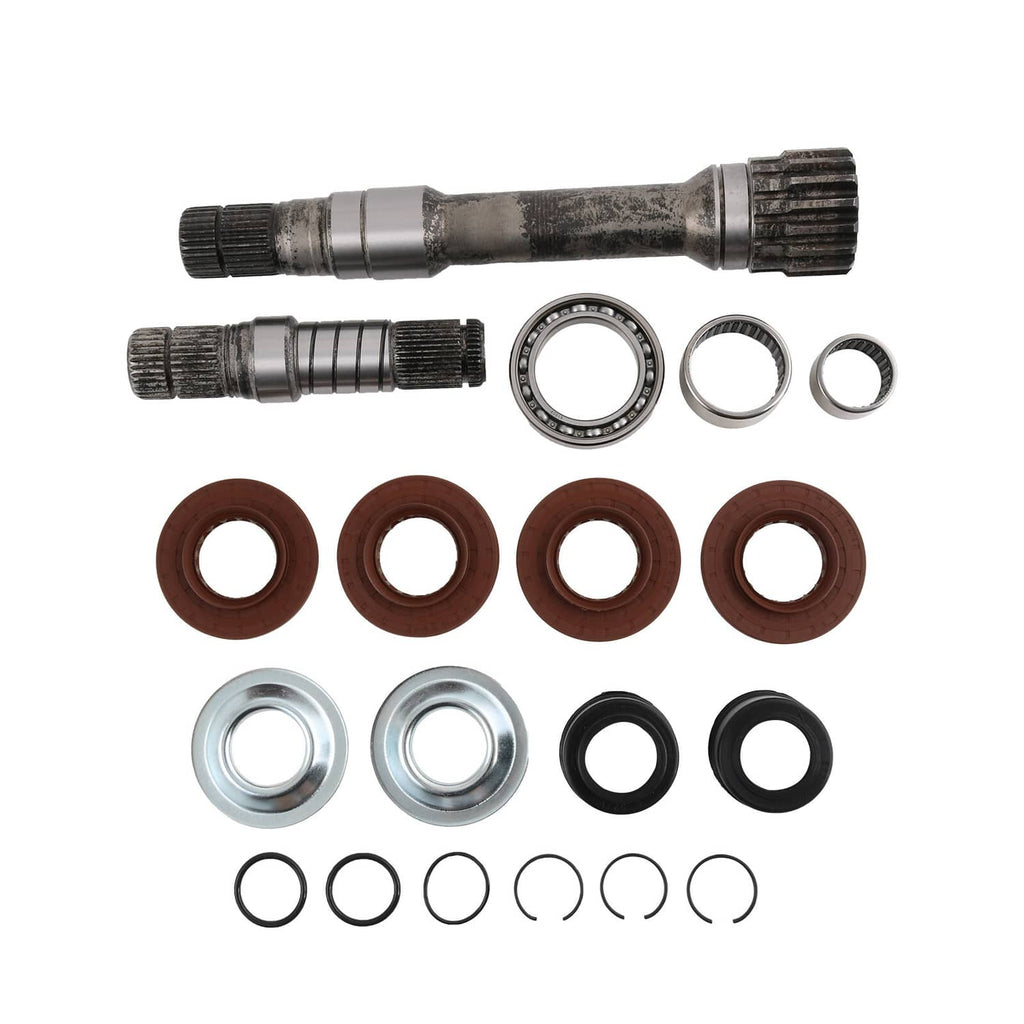 Front differential axle intermediate shaft inner kit with gears and seals, assorted parts
