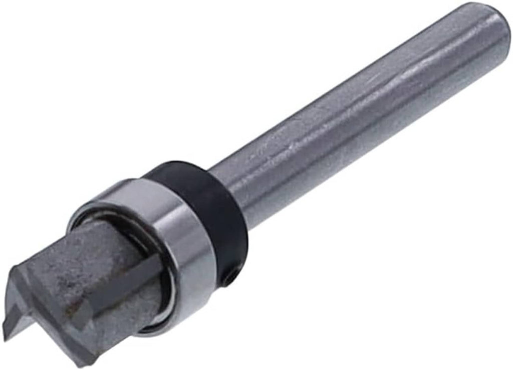 Hinge jig bit with grey shank and black cutting tip