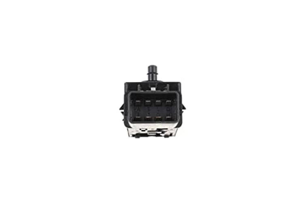 Power seat switch with rear multi-pin connector and central actuator post