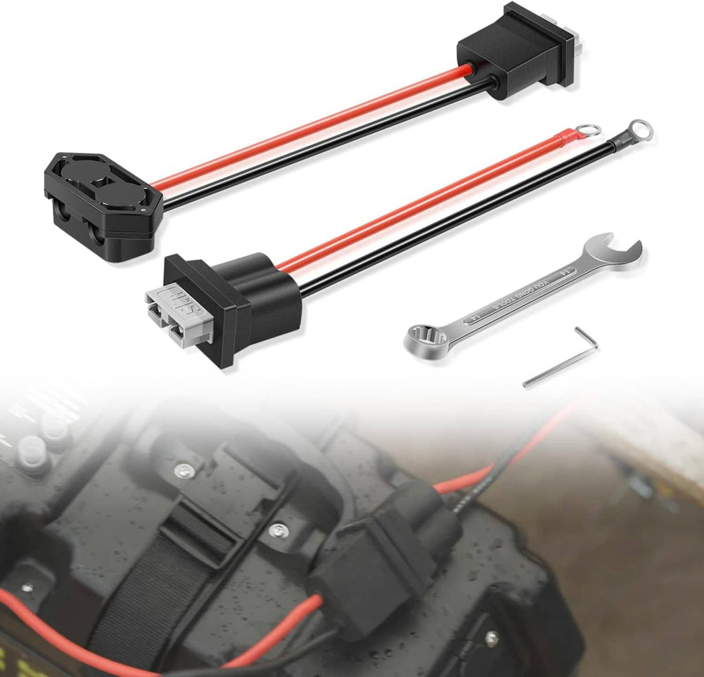 Battery quick connect/disconnect terminal kit with 8-gauge pre-terminated cables