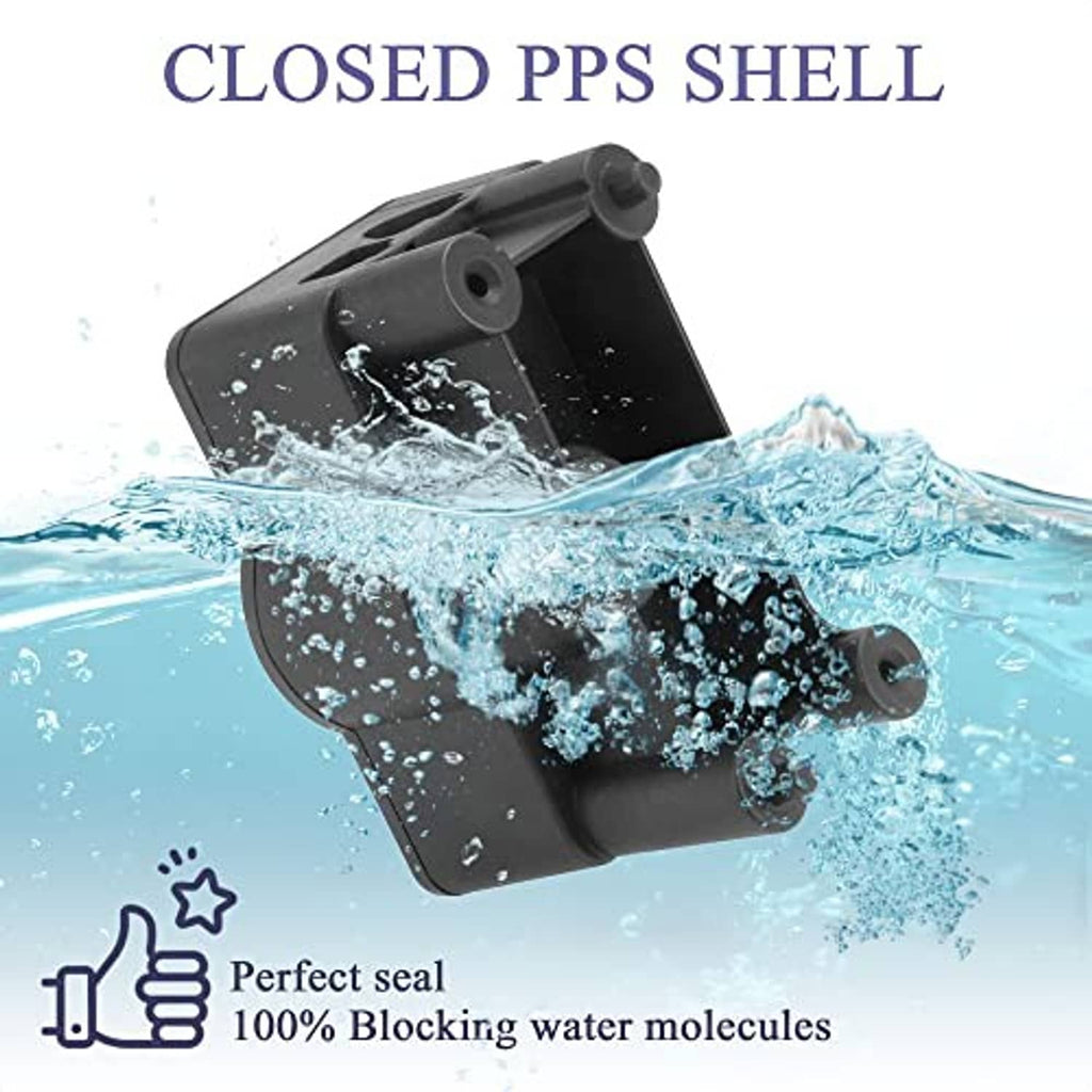Waterproof throttle potentiometer accelerator with sealed black housing and splash protection