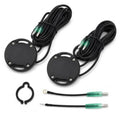 Marine tilt trim limit switch kit: two black covers, green wires, retaining clip