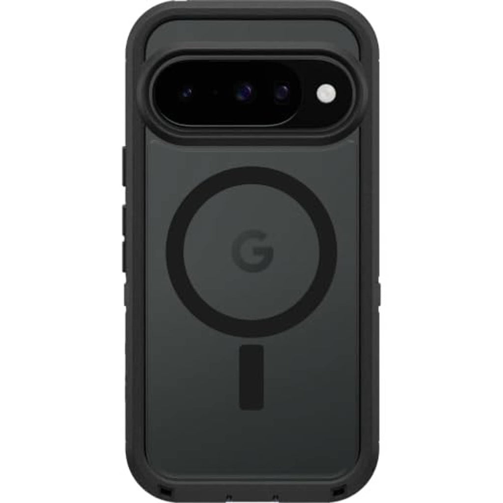 Dark Side Black Defender Pro XT phone case, front view with raised camera guard