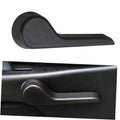 Black seat recliner adjustment handle lever, right-side exterior lever