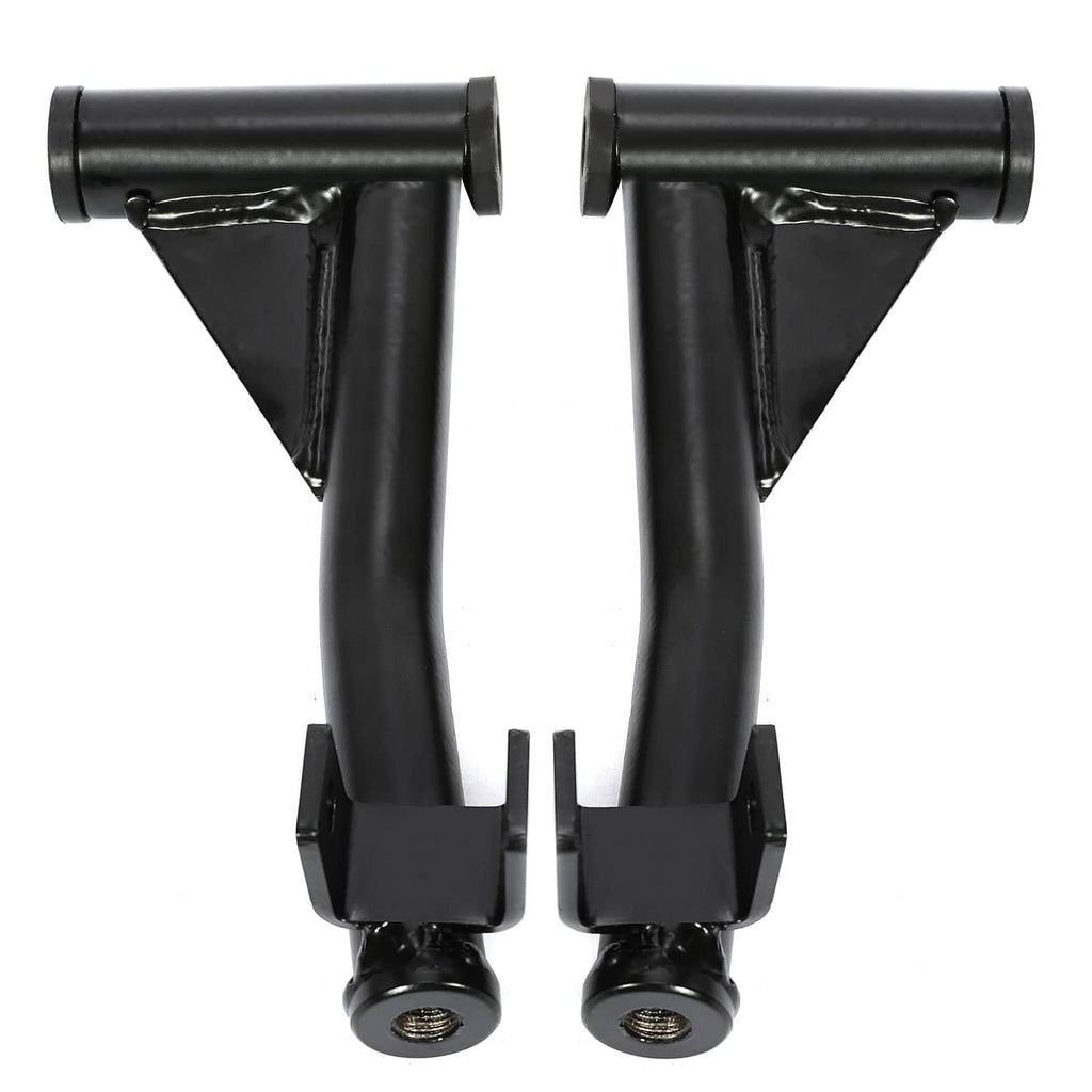 Black double A-arm suspension arms with threaded bolt ends and bushings