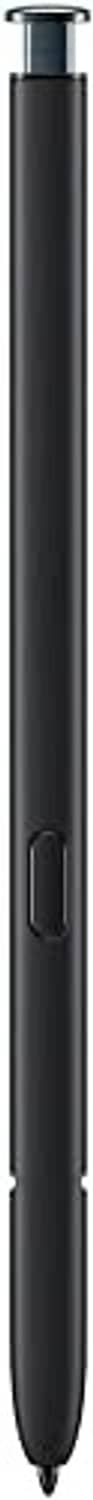 Black Bluetooth S Pen stylus side view with buttons and clip
