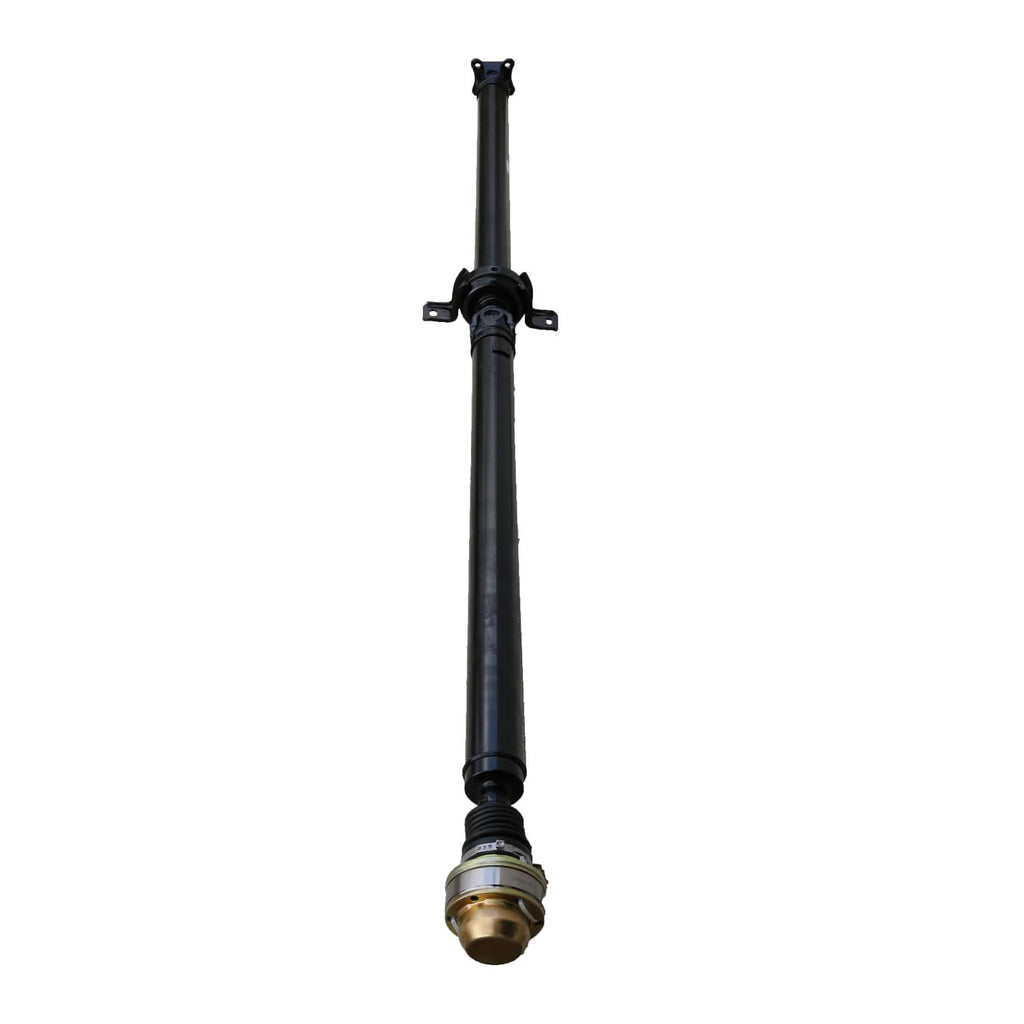Rear prop driveshaft assembly with black shaft and front end yoke