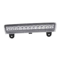 LED high-mount stop light with clear lens, visible LED row, and black mounting tabs