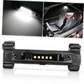 Universal roll bar LED dome light with black strap mount and bright white LED panel