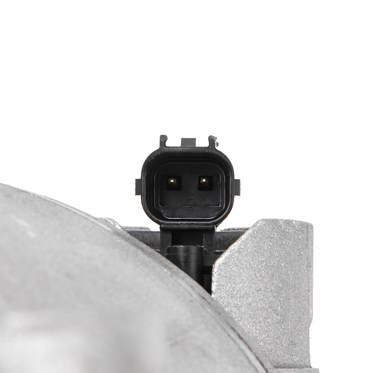 A/C compressor clutch electrical connector on compressor housing