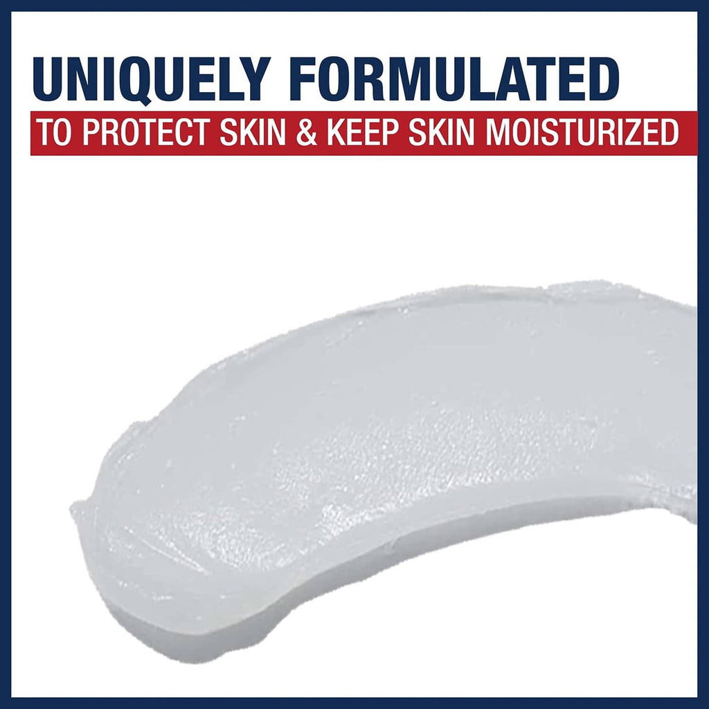 Clear healing ointment smear in promotional panel, Aquaphor Advanced Therapy