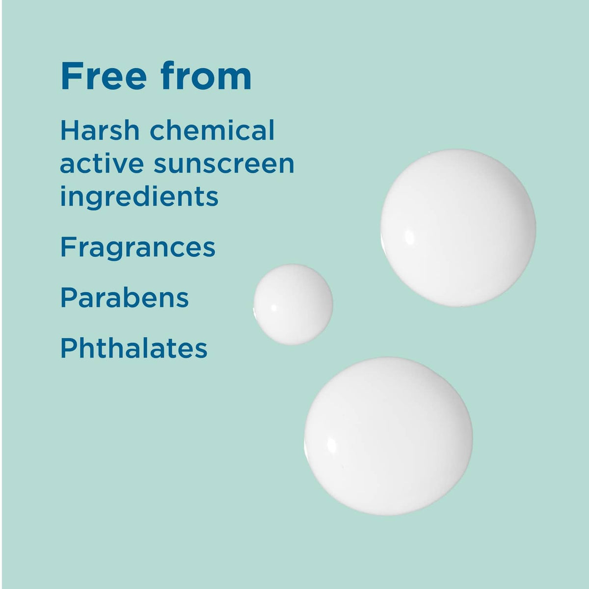 Mineral SPF 50 sensitive sunscreen tube with free-from ingredient claims layout.