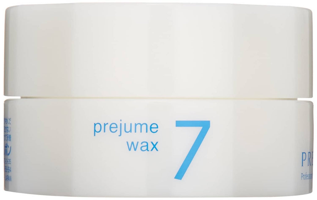 Milbon Prejume Wax 7 hair wax jar, white container with blue “7” label