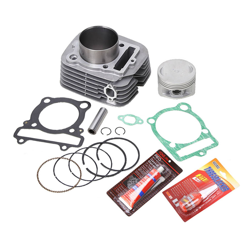 RivetOak New Cylinder Piston Gasket Top End Kit For Yamaha Raptor 350 YFM350R 2004-2013