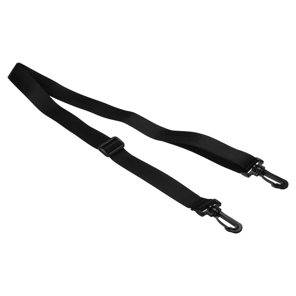 PATIKIL black nylon shoulder strap with adjustable buckle and swivel hooks