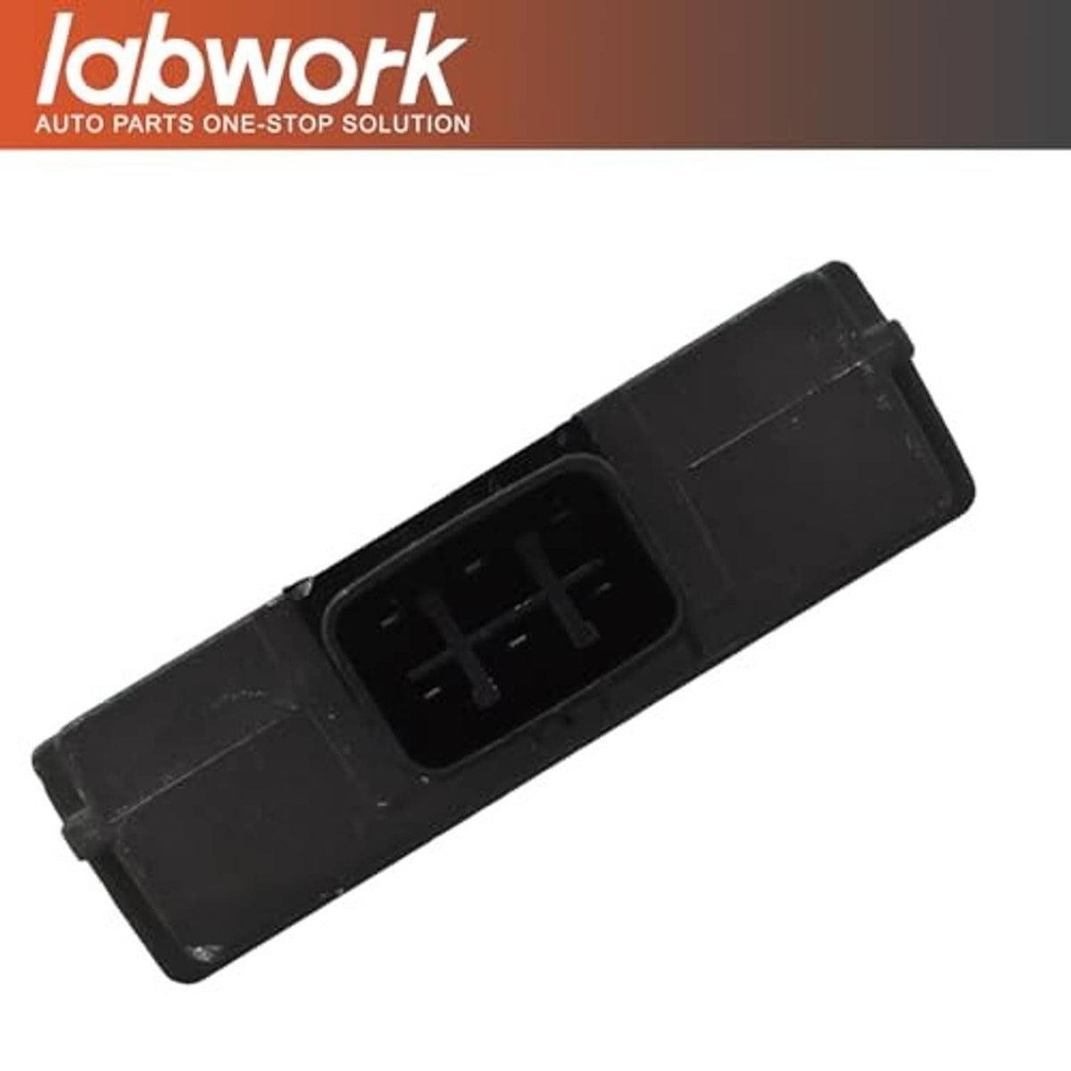 Black voltage regulator rectifier with plug side and recessed connector socket