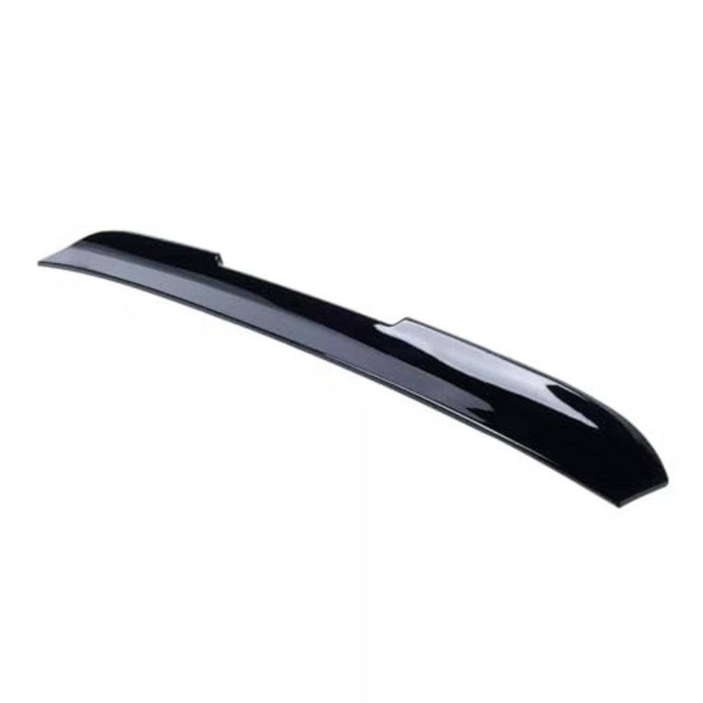 Gloss black ABS rear spoiler visor wing, long curved panel