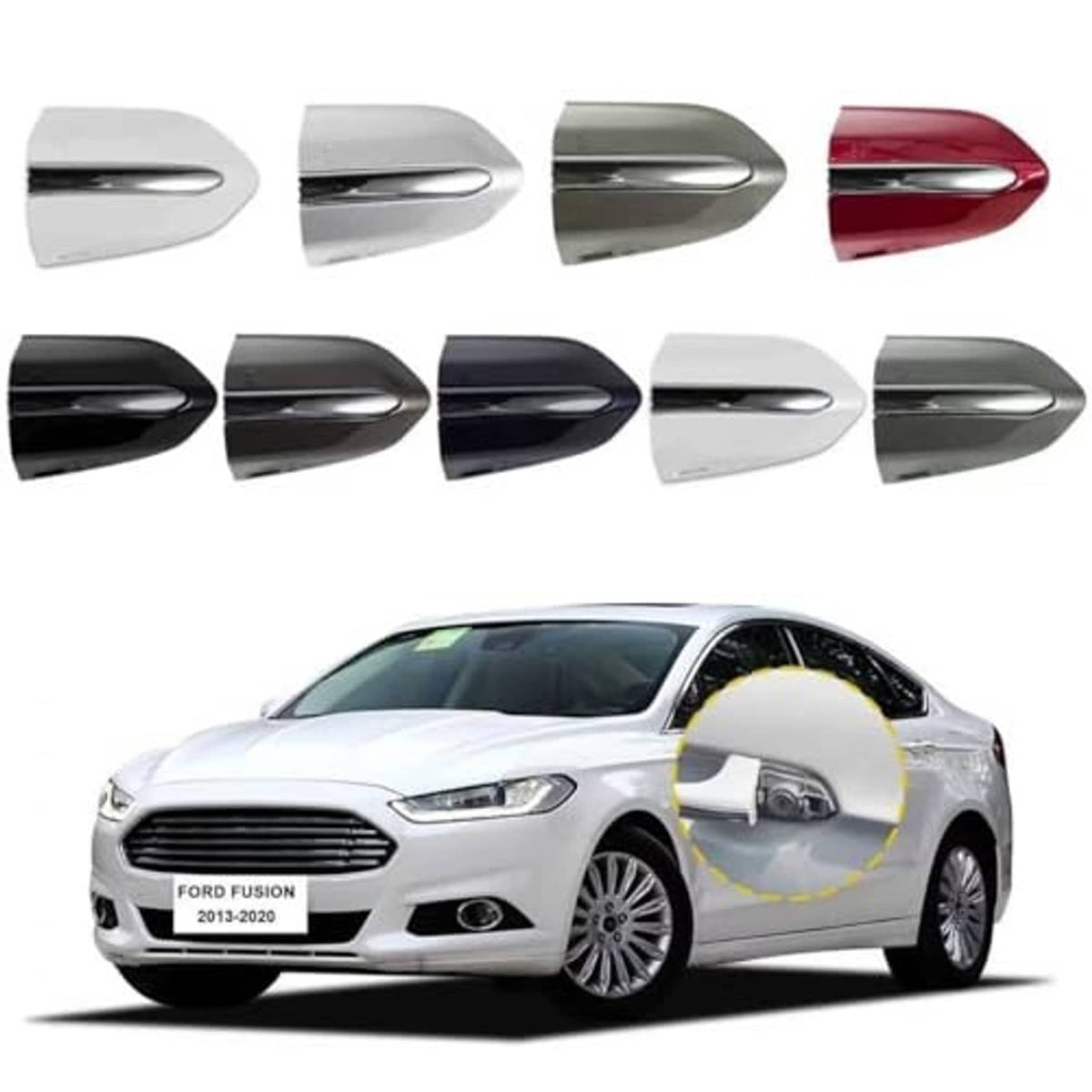 Assorted door handle key hole trim cover finishes with curved electroplated shell pieces