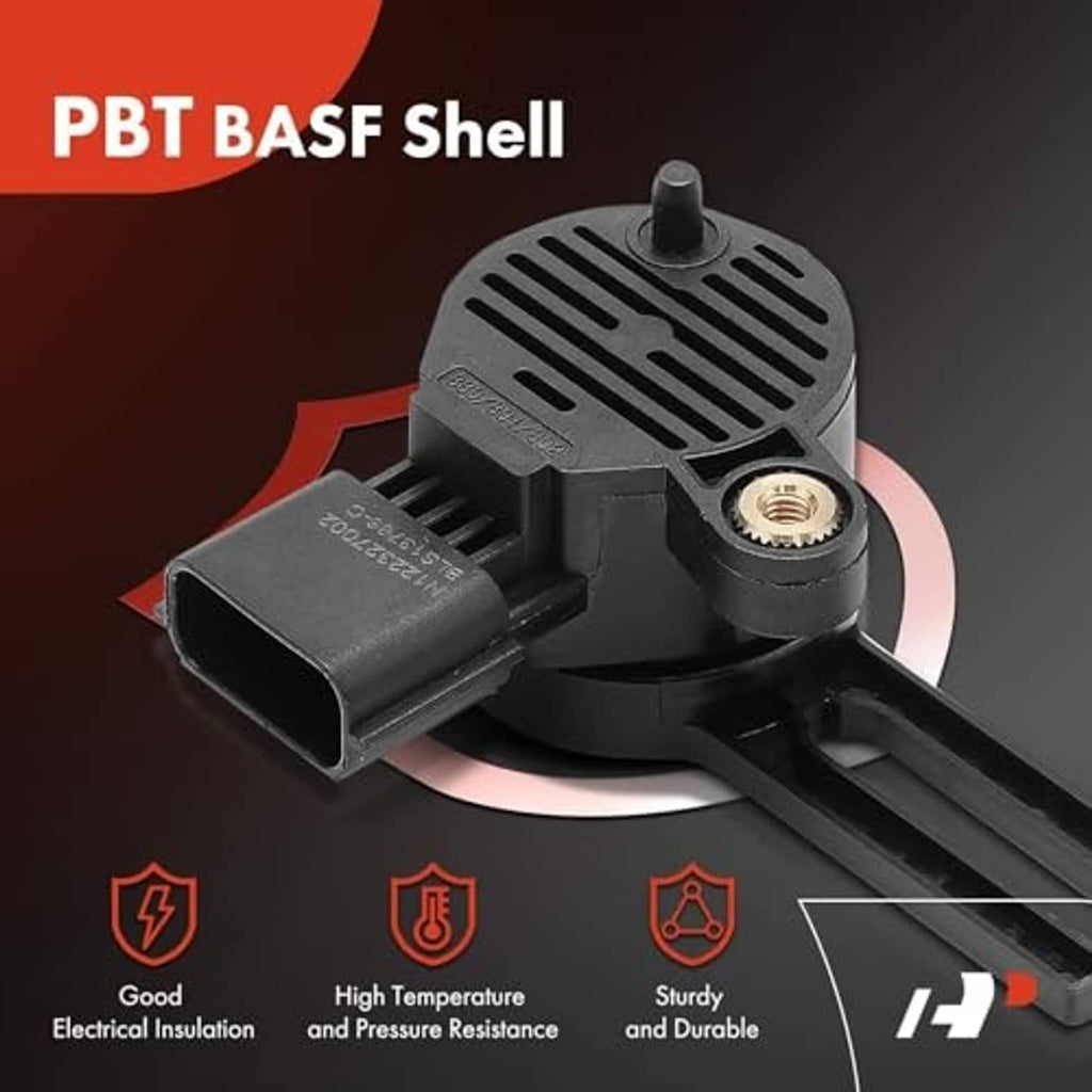 Brake pedal position sensor base shell with black housing and brass contact