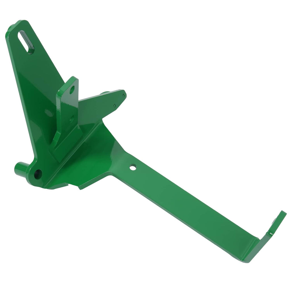 Green mounting bracket and long step rail assembly for tractor step extension
