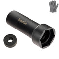 Black mainshaft sprocket socket tool with ReluxGo logo, large hex socket opening