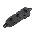 Power seat switch module, black plastic with four screw posts and mounting tabs