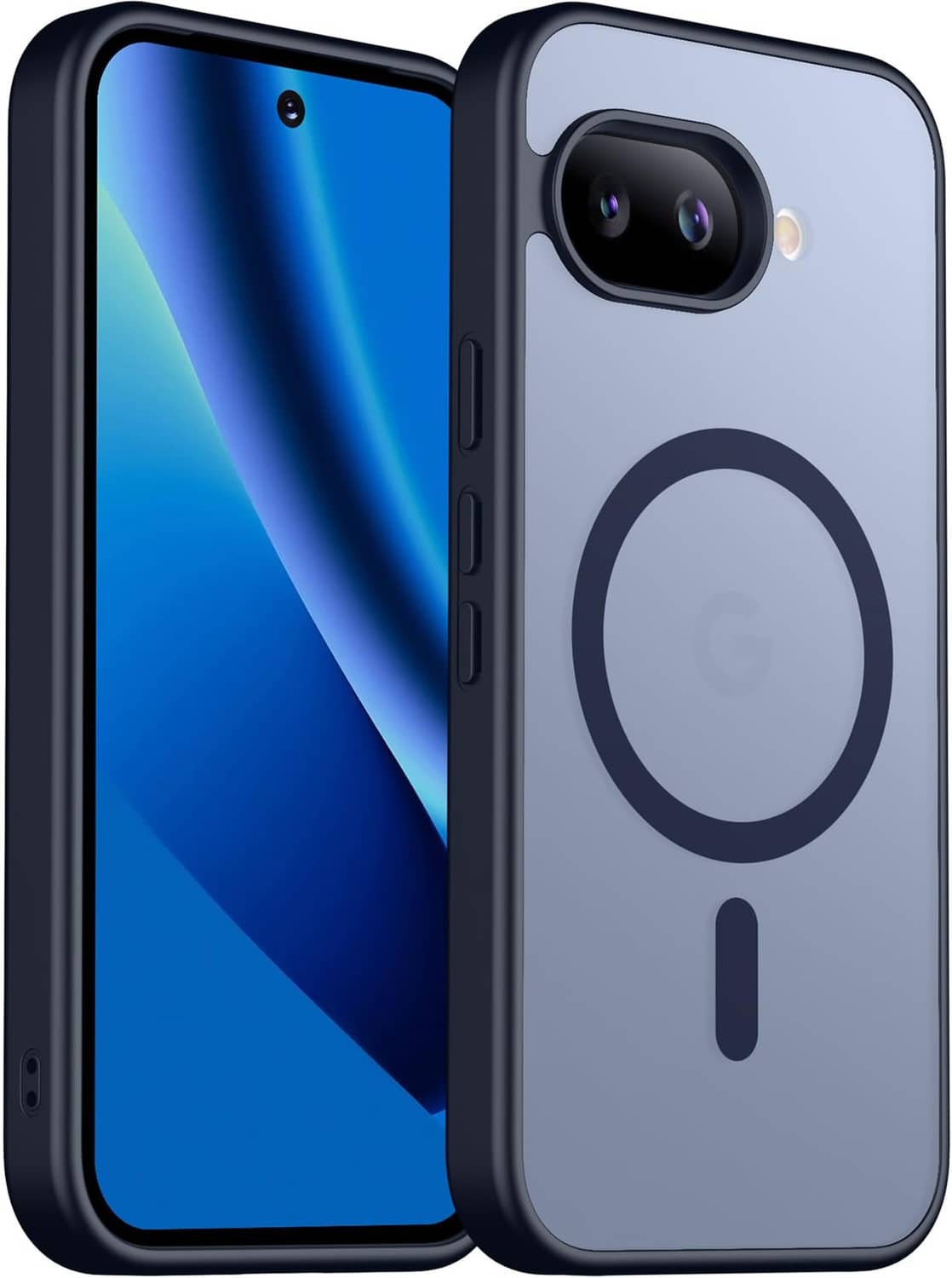 SPIDERCASE magnetic Google Pixel 10A case, light gray with camera and magnetic ring