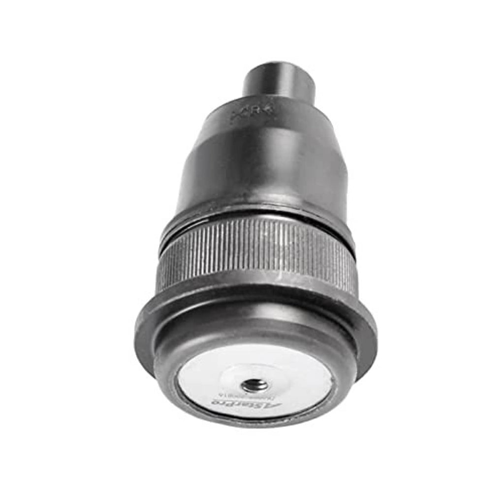 Front upper ball joint end view with rubber seal and metal housing ring