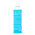 Ultrasonic jewelry and eyeglass cleaning solution concentrate bottle with blue liquid