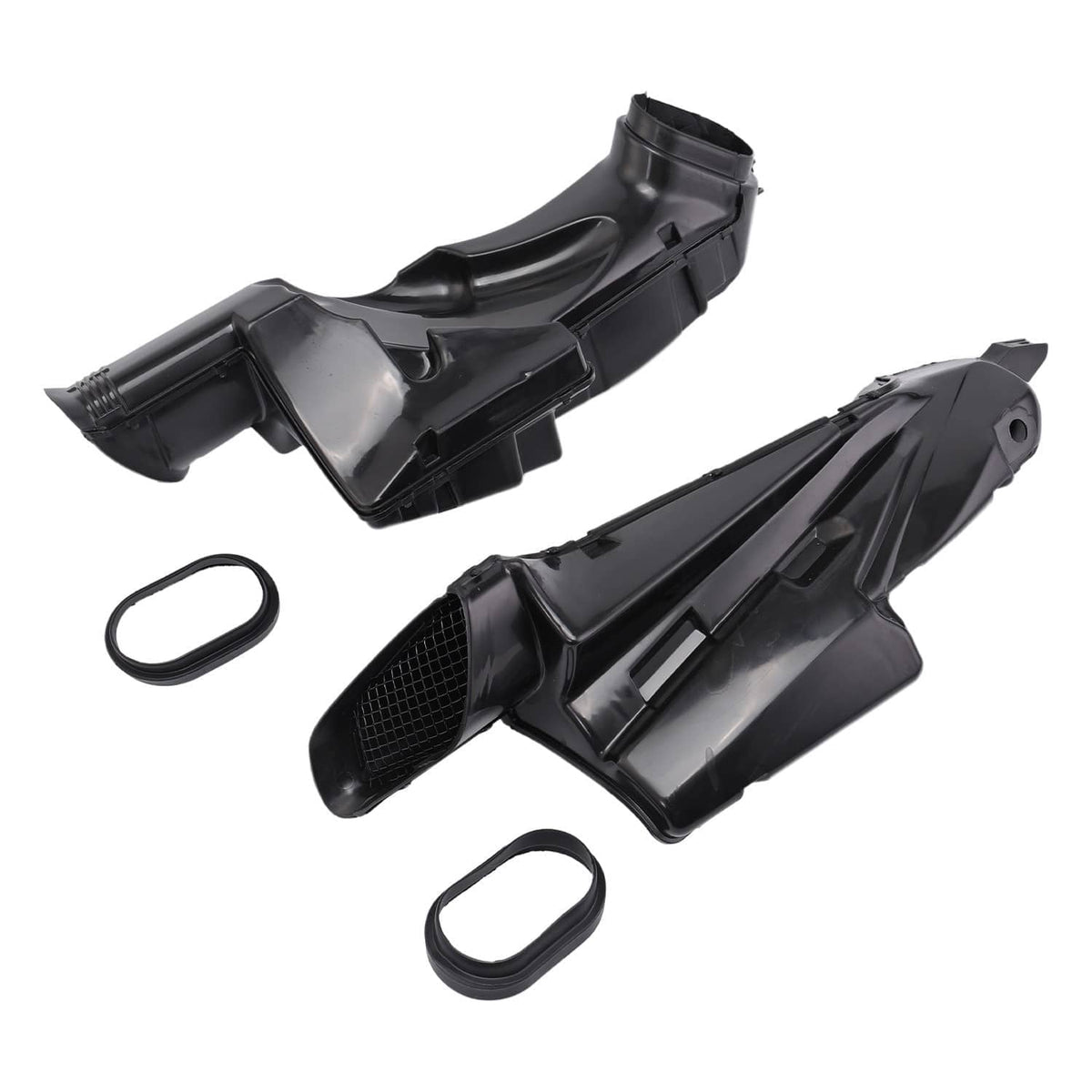 Black intake duct assemblies with two O-ring seals