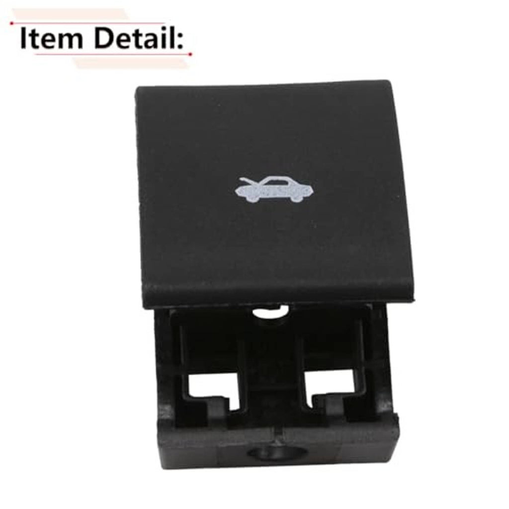 Black hood release handle switch with car icon, front cover with open mounting frame